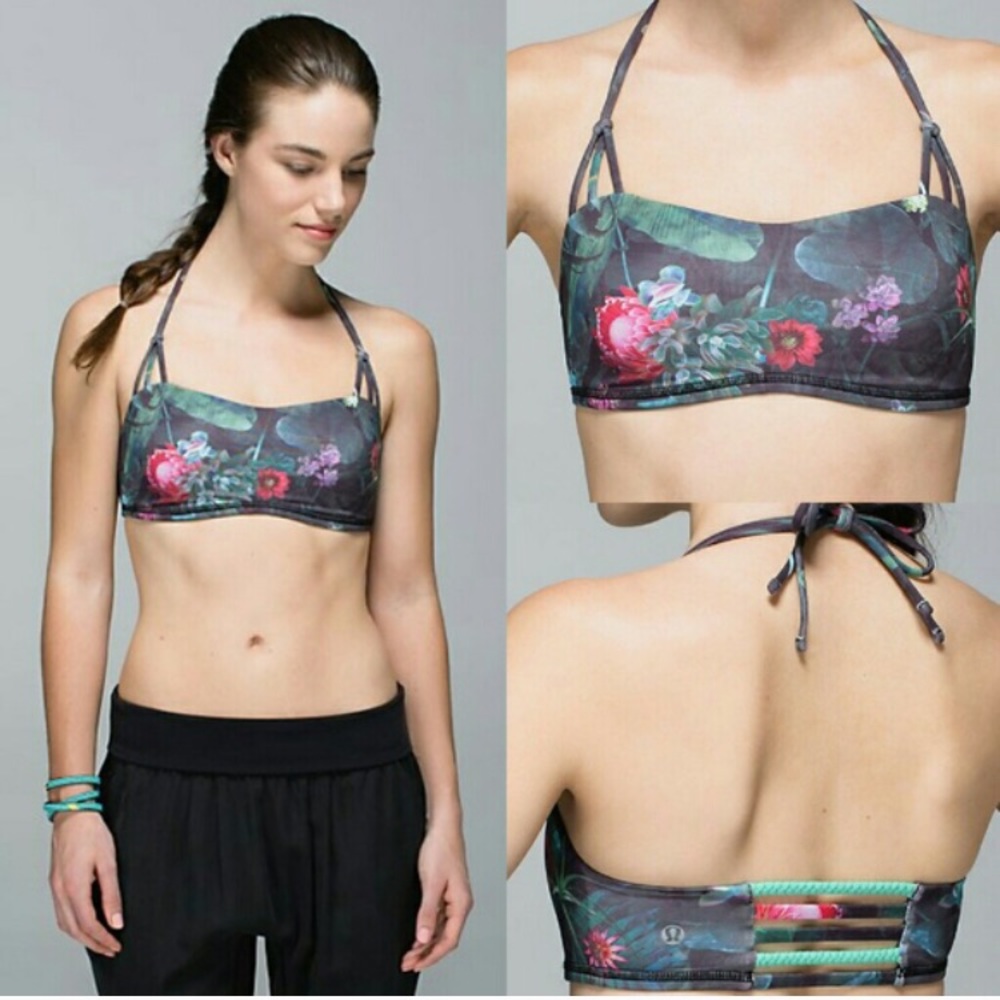 LULULEMON  Curious Jungle Wandering Yogi Bra